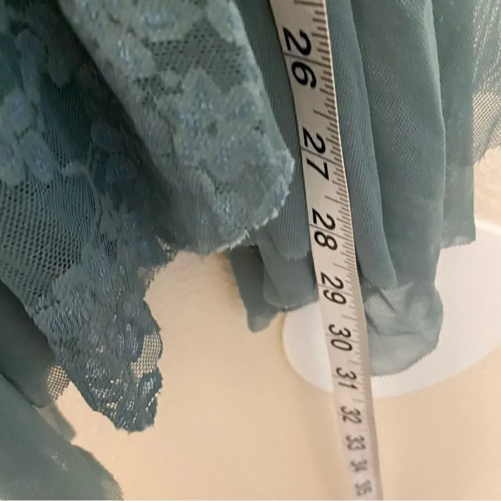 WEISSMAN Dance Costume lyrical dress Sage green Keep On Breathing 11641 MC
